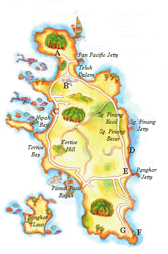 Kaartje van Pangkor